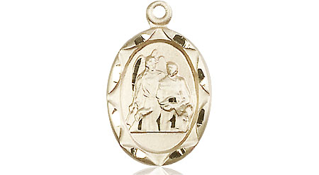 14kt Gold Filled Saint Raphael Medal