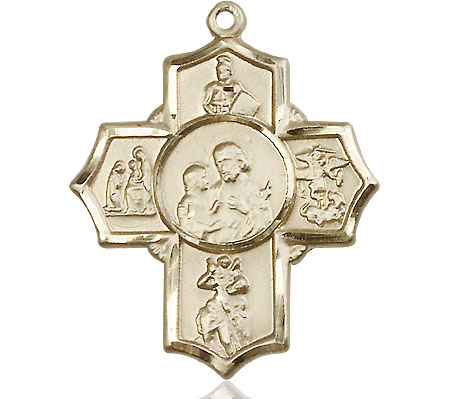 14kt Gold 5-Way Firefighter Medal