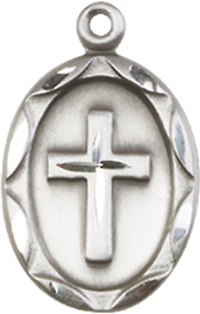 Sterling Silver Cross Medal