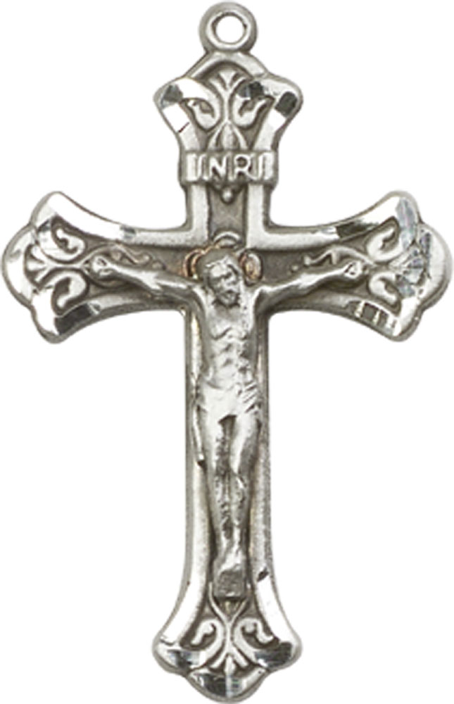 Sterling Silver Crucifix Medal