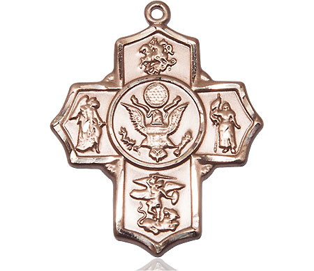 14kt Gold 5-Way Army Medal