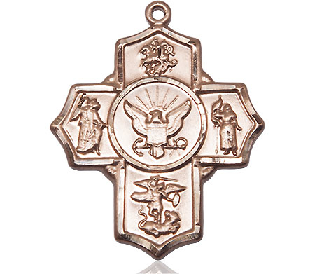 14kt Gold 5-Way Navy Medal