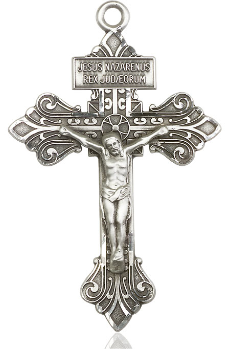 Sterling Silver Crucifix Medal