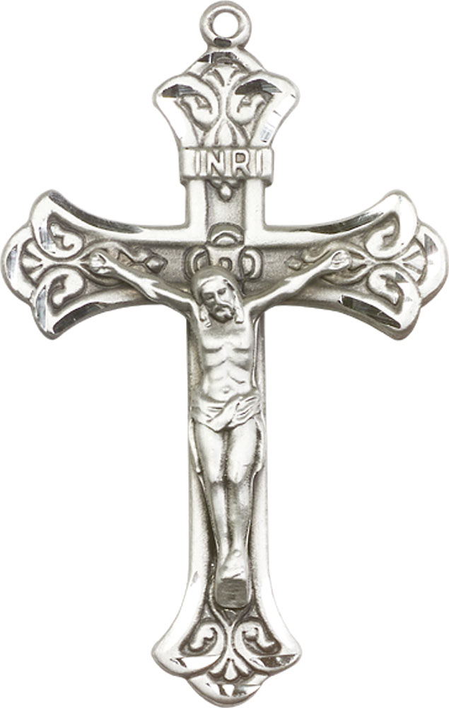 Sterling Silver Crucifix Medal