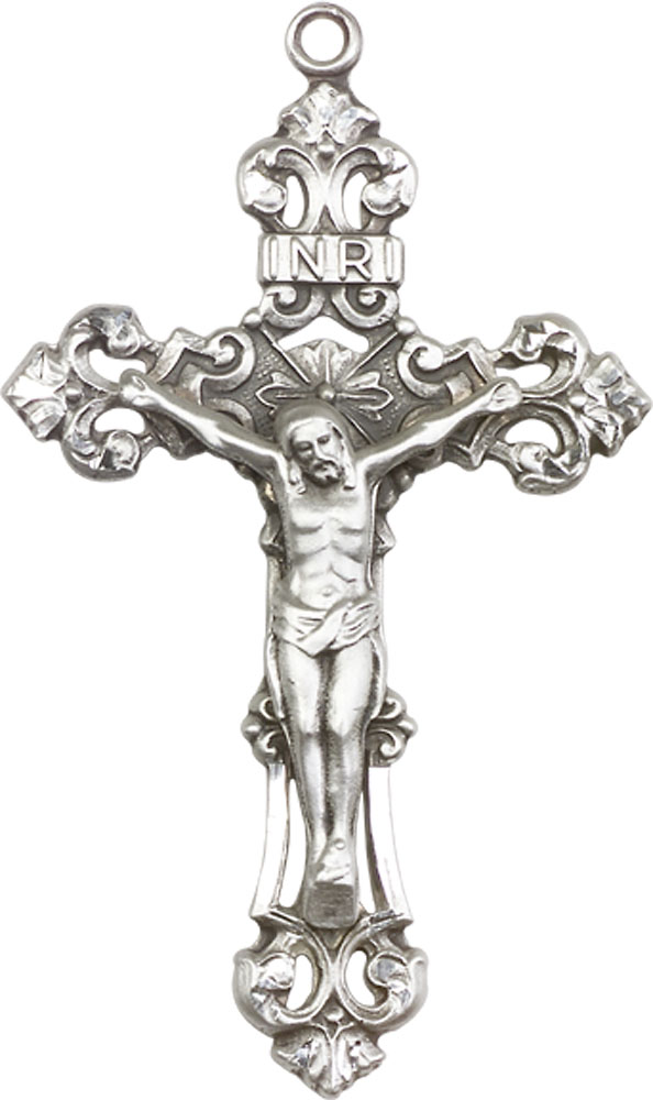 Sterling Silver Crucifix Medal