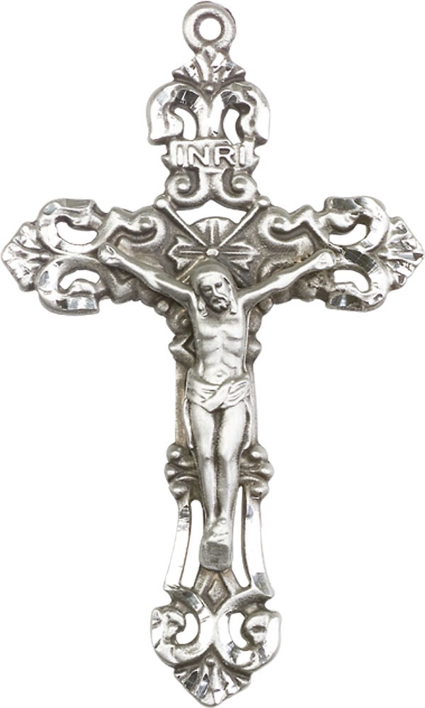 Sterling Silver Crucifix Medal