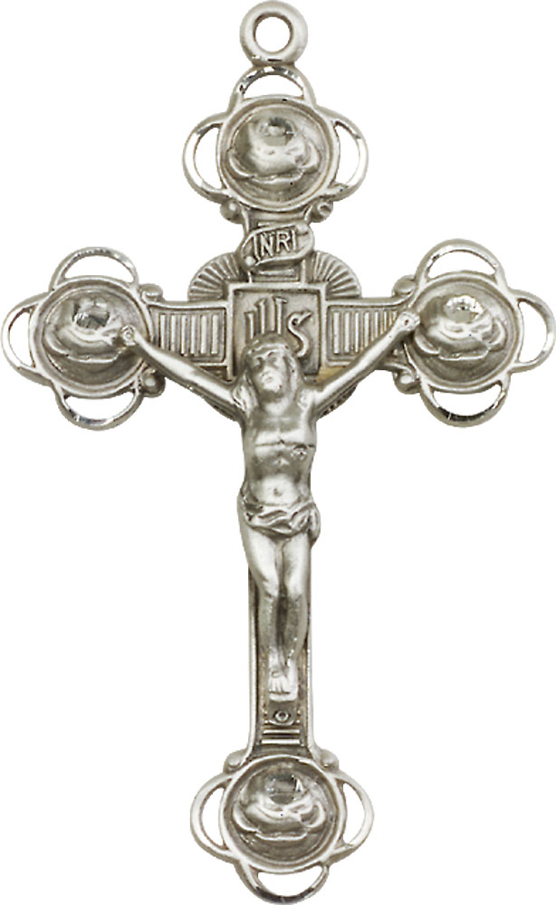 Sterling Silver Crucifix Medal