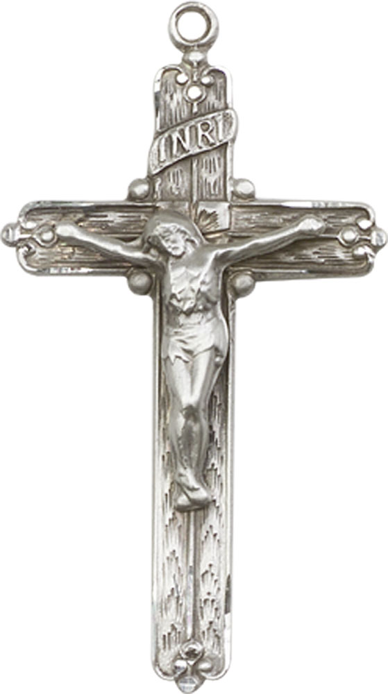Sterling Silver Crucifix Medal