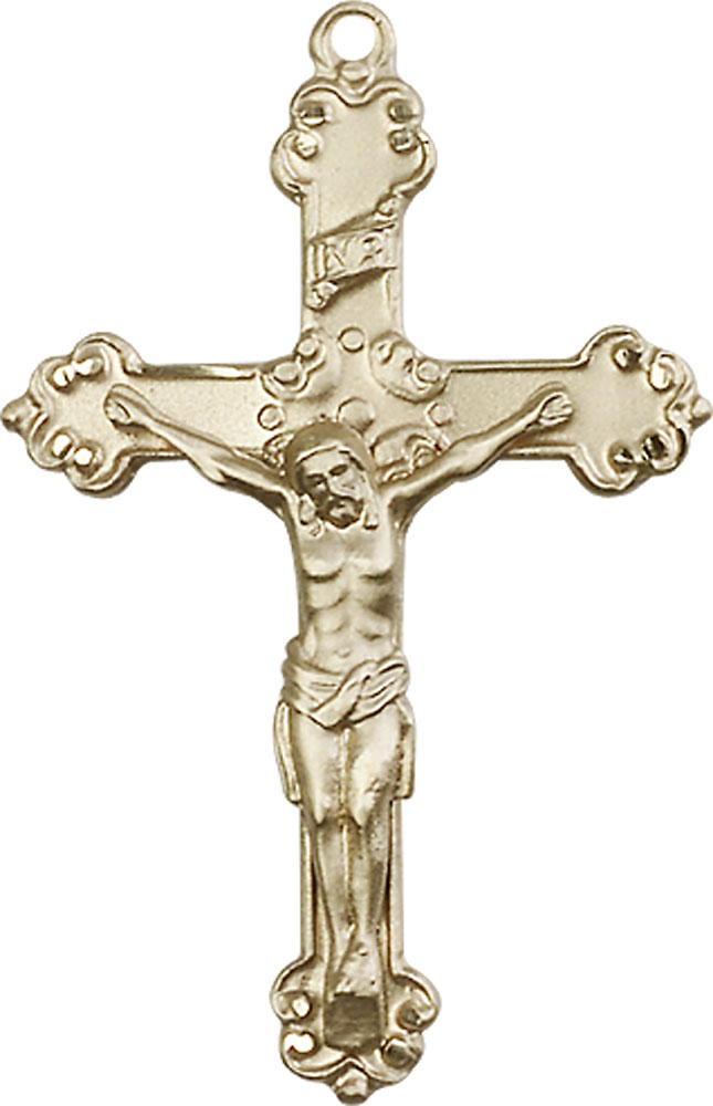 14kt Gold Filled Crucifix Medal