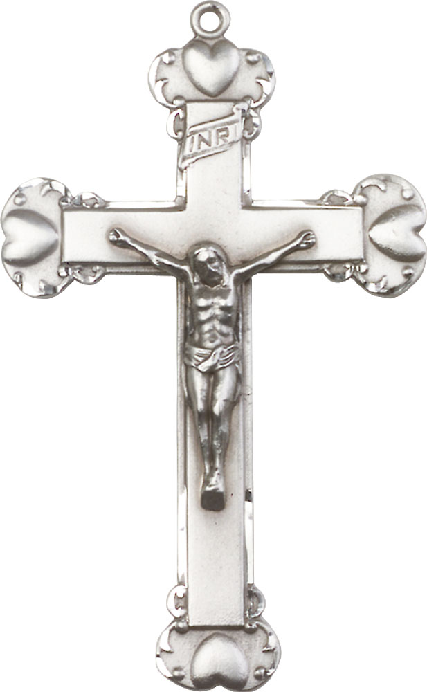 Sterling Silver Crucifix Medal