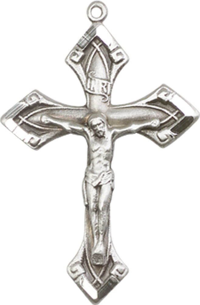 Sterling Silver Crucifix Medal