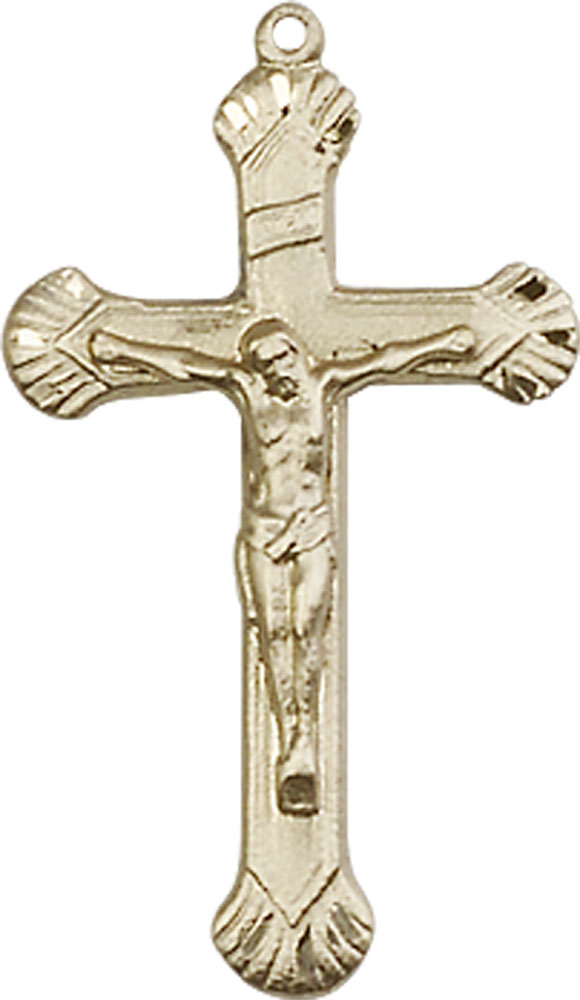 14kt Gold Filled Crucifix Medal