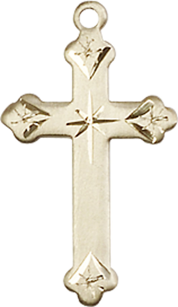 14kt Gold Cross Medal