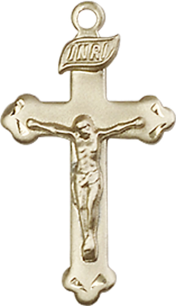 14kt Gold Filled Crucifix Medal