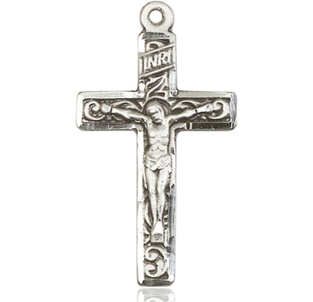Sterling Silver Crucifix Medal