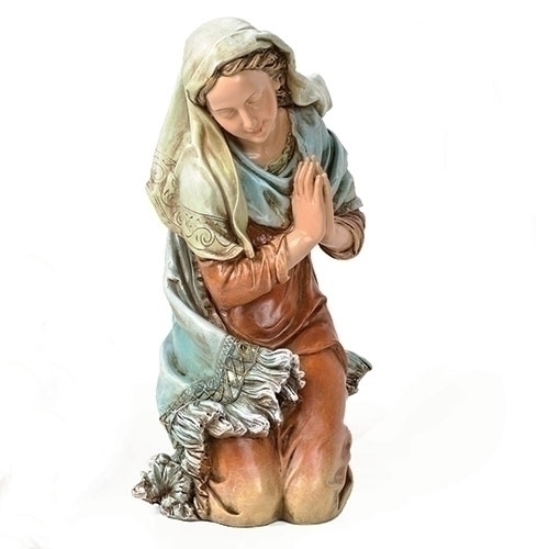 27" Scale Color Mary 16" H - Christmas