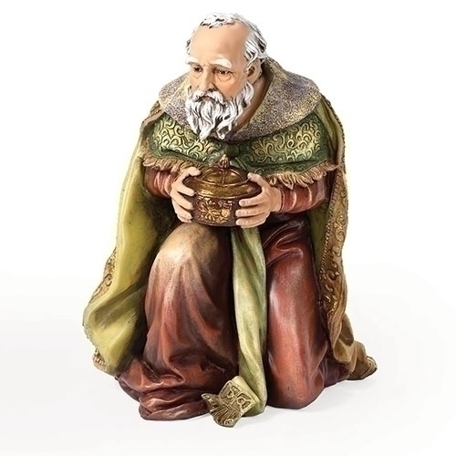 27" Scale Color Kneeling King - Christmas