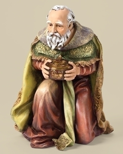 27&quot; Scale Color Kneeling King - Christmas