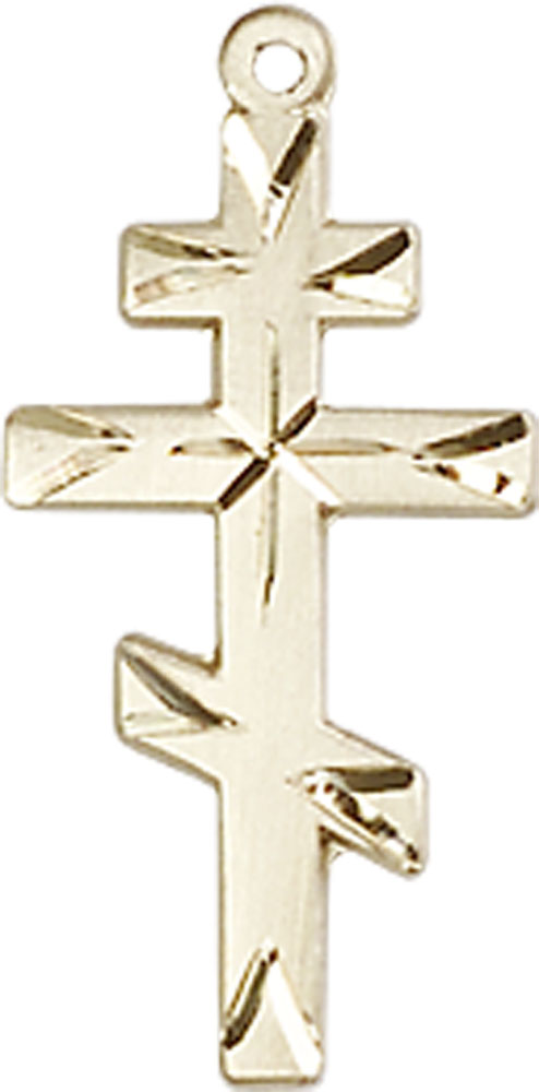 14kt Gold Filled Saint Andrew Cross Medal