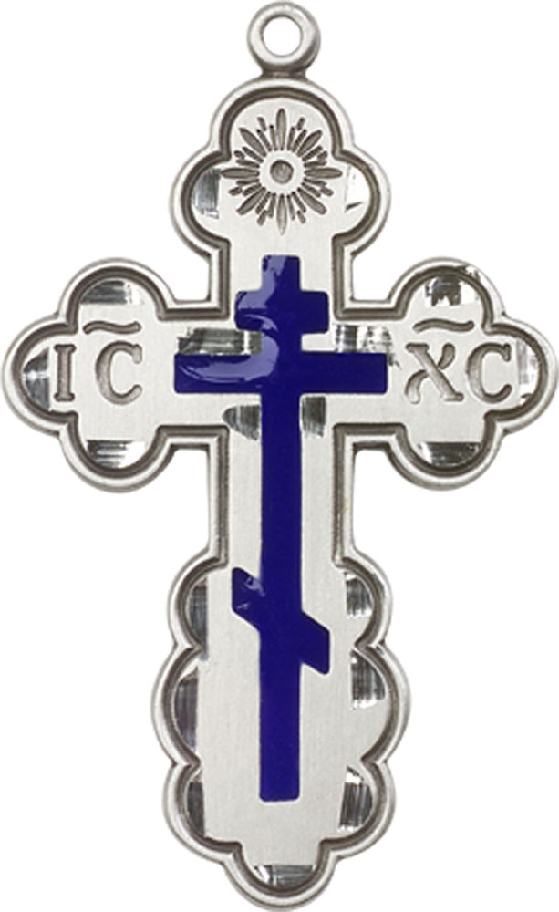 Sterling Silver Saint Olga Cross Medal