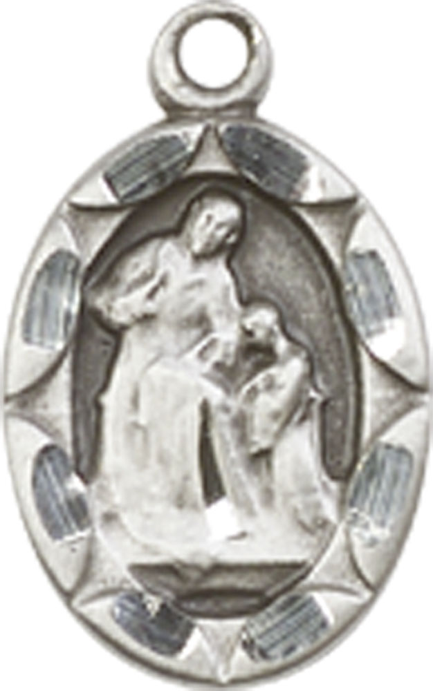 Sterling Silver Saint Ann Medal