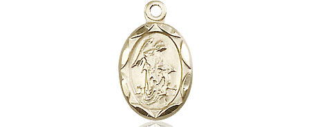 14kt Gold Filled Guardian Angel Medal