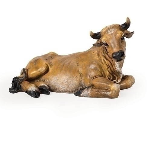 27" Scale 22"L Full Color Ox Fig - Christmas