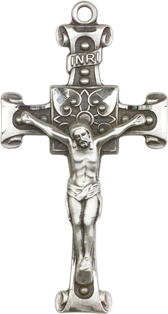 Sterling Silver Crucifix Medal