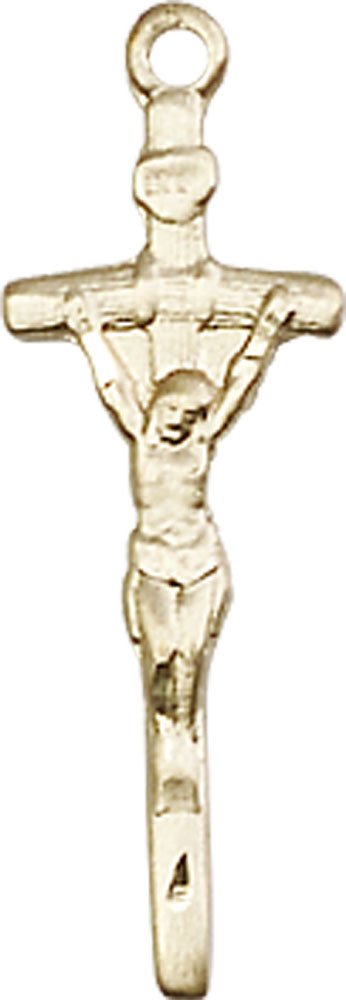 14kt Gold Filled Papal Crucifix Medal