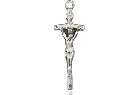 Sterling Silver Papal Crucifix Medal