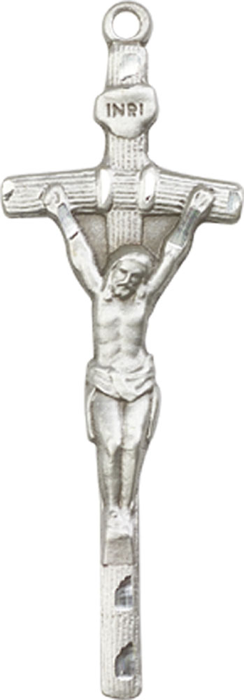 Sterling Silver Papal Crucifix Medal