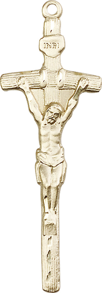14kt Gold Filled Papal Crucifix Medal