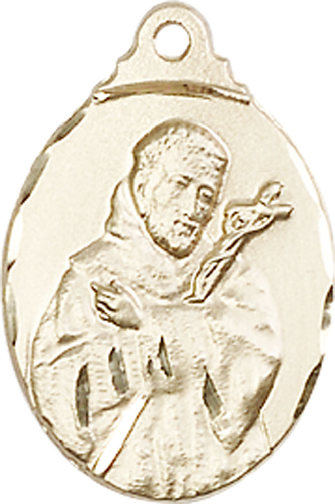 14kt Gold Filled Saint Francis Medal