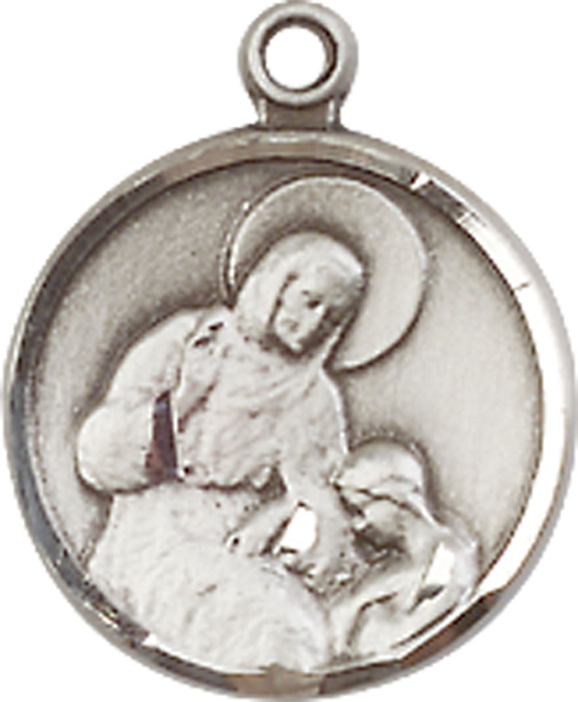 Sterling Silver Saint Ann Medal