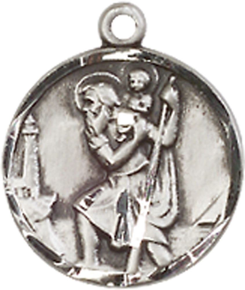 Sterling Silver Saint Christopher Medal