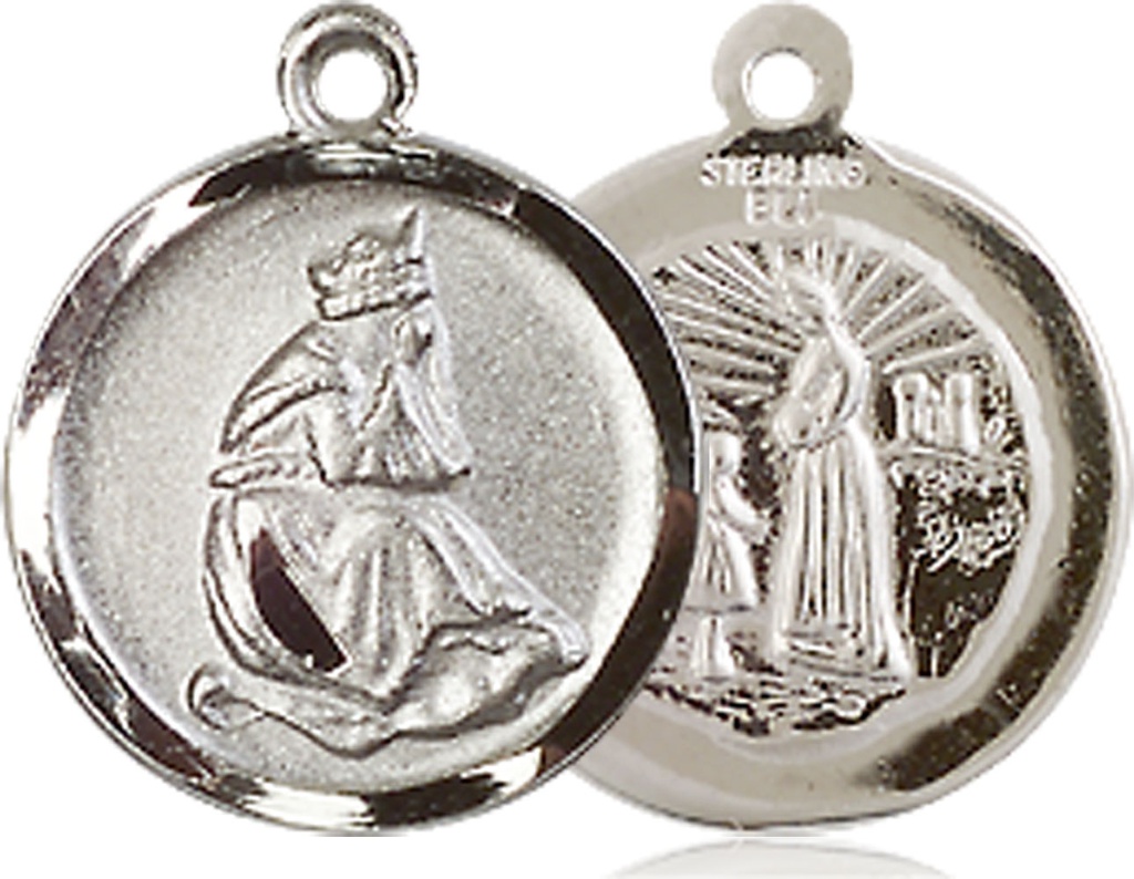Sterling Silver Our Lady of la Salette Medal