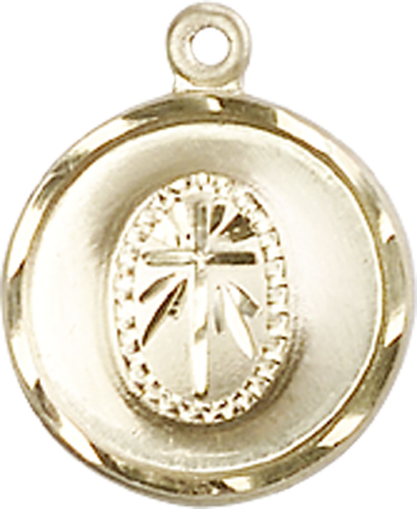 14kt Gold Filled Cross Medal