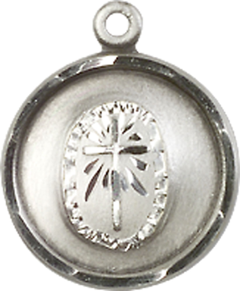 Sterling Silver Cross Medal