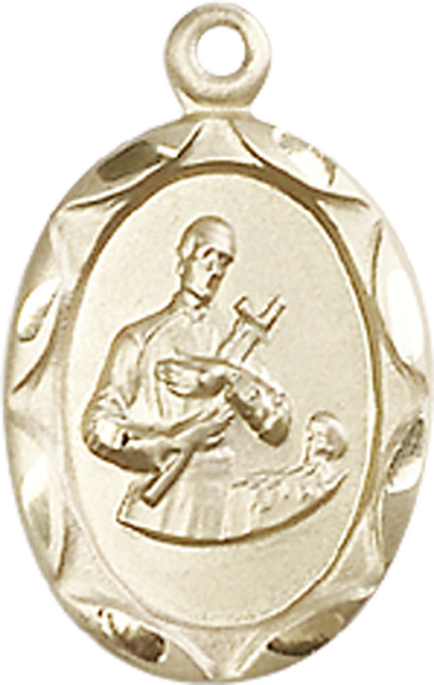 14kt Gold Filled Saint Gerard Medal