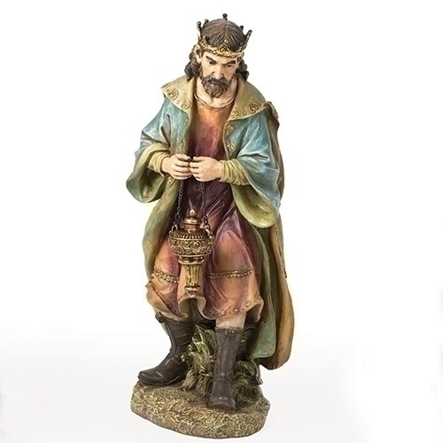 27" Scale Color Praising King - Christmas