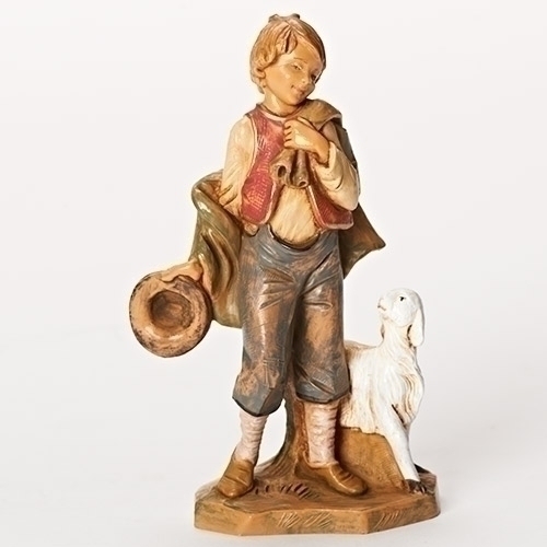 Lucas, Little Boy Figure 5" - Christmas