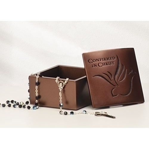 2&quot;H Confirmation Bronze Box