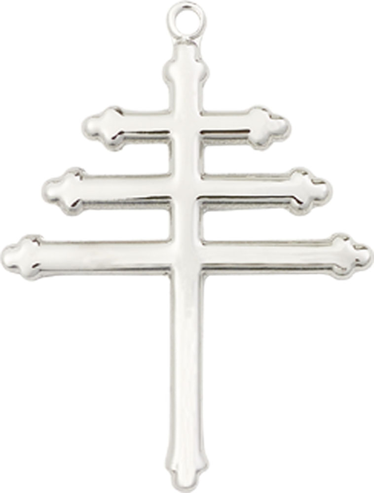Sterling Silver Maronite Cross Medal