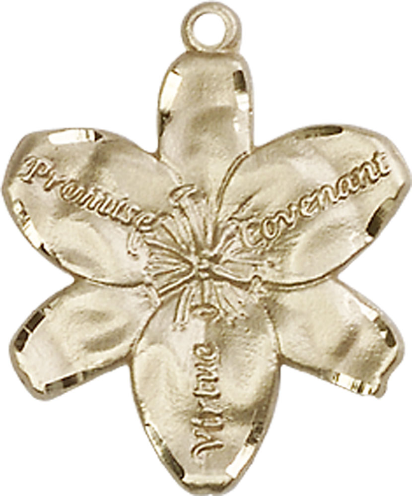 14kt Gold Chastity Medal