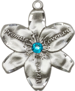 Sterling Silver Chastity Medal