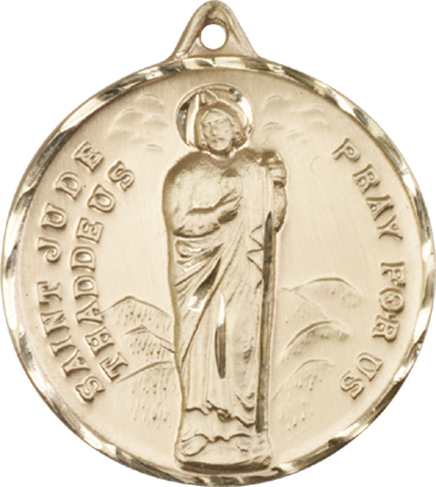 14kt Gold Filled Saint Jude Medal