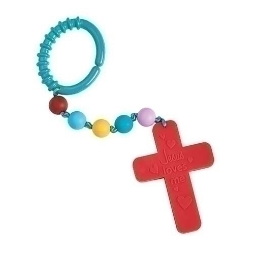 10"L Cross Blessing Beads