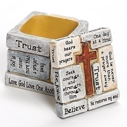 2.25"H Crossword Trinket Box