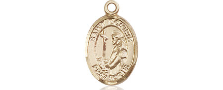 14kt Gold Saint Dominic de Guzman Medal
