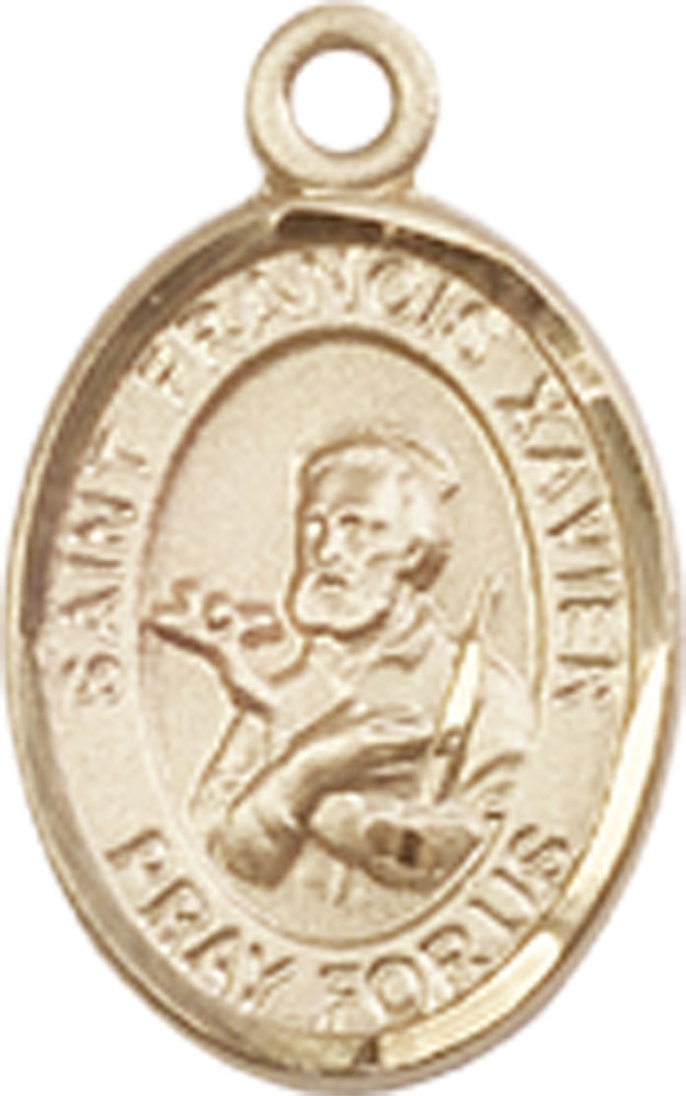 14kt Gold Saint Francis Xavier Medal